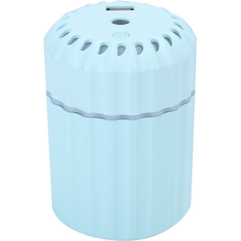 Geräuschloser Ultraschall-Luftbefeuchter, USB-betrieben, tragbarer Mini-Luftbefeuchter, ideal für Reisen, Schlafzimmer, Büro, Kinderzimmer, mit einem großen 200-ml-Wassertank.
