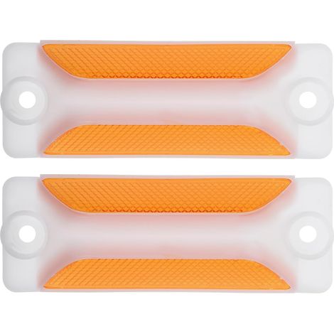 Marqueurs Réfléchissants Rectangulaires Haute Visibilité et Guidage Sécuritaire en Polycarbonate 2pcs pour Balisage Routier sur Différentes Routes (1/5)