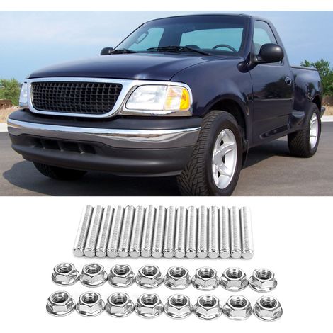 Kit de boulons et écrous de collecteur d'échappement en acier inoxydable N811313-S431 compatible avec les moteurs Ford V8 de 4,6 et 5,4 litres. (1/5)