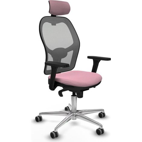 Piqueras y Crespo 3D086G2 Silla de Oficina Rosa Ergonómica (1/3)
