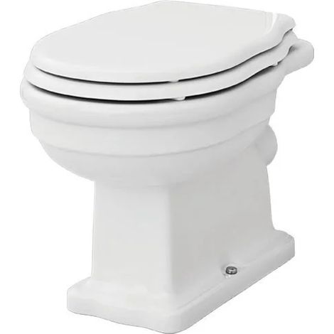 Water Hermitage staccato da muro scarico a terra cm. 55x36 bianco (1/4)