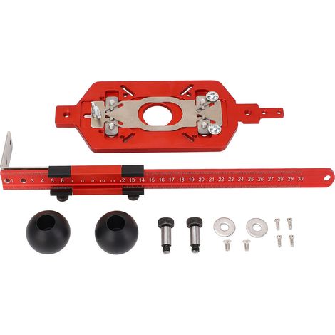 Support de rainure de fraisage de routeur 3 en 1, outil de gabarit réglable multifonctionnel en alliage d'aluminium (1/5)