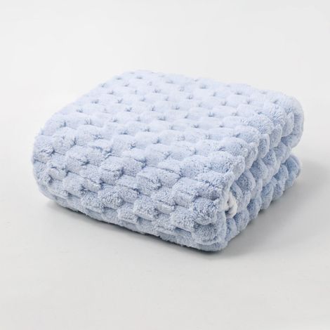 Serviette De Bain - 70 X 140 Cm - Velours De Corail - Absorbante Et Rapide À Sécher - Pour Usage Domestique - 1 Pièce (1/3)