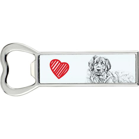 Leonberger - un apribottiglie con un cane, un apri-frigo personalizzato, un regalo unico per uomo firmato Art-Dog (1/5)