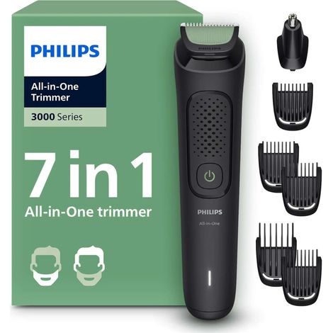 PHILIPS MULTIGROOM SERIES 3000 MG3920/15 REGOLABARBA TAGLICAPELLI (1/4)