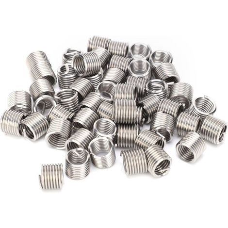 Jeu de 50 écrous de réparation pour inserts filetés, manchon de protection pour vis à spirale, M10 x 1,5 x 1,5 D (1/5)