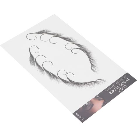 Autocollant front cheveux waterproof femme, tatouage frontière capillaire naturel, sticker ED-11 (1/5)