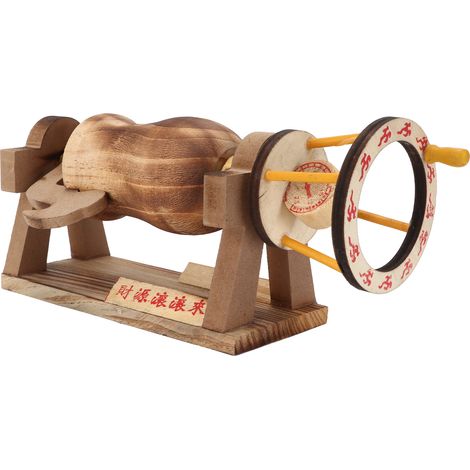 Machine à popcorn pour perroquet, jouet en bois à mâcher et à escalader, éducatif et interactif pour l'entraînement des oiseaux. (1/5)