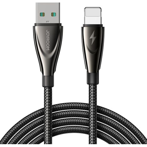 Cavo USB Pioneer 3A per Lighting Joyroom SA31-AL3 / 3A / 1,2 m (nero) (1/5)