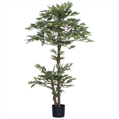 Plante artificielle ficus 150 cm avec pot stable réaliste PE (1/5)