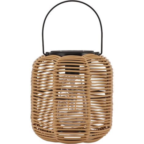 Lanterne solaire suspendue d'extérieur en tungstène, imperméable, décorative, en rotin, pour Table, Patio, jardin, cour, porche (1/5)