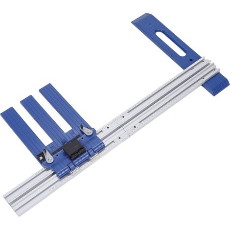 Rail de Guidage de Coupe-bois en Alliage D'aluminium, Guide de Scie Circulaire Réglable de 0,65 Cm avec échelle Claire pour une Utilisation en Charpentier (1/5)