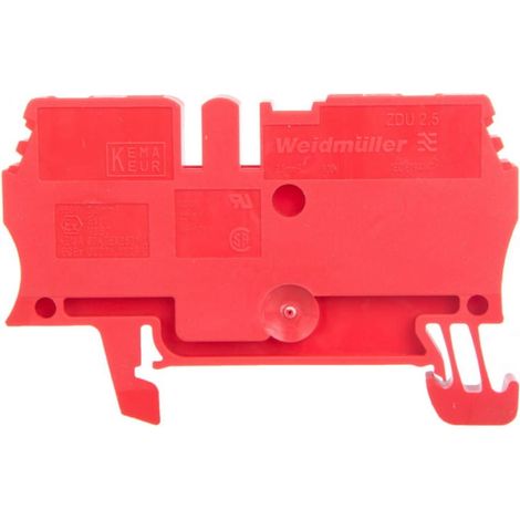 2-adriger Durchgangsschienenverbinder 2,5 mm² rot ATEX ZDU 2.5 RT 1683260000