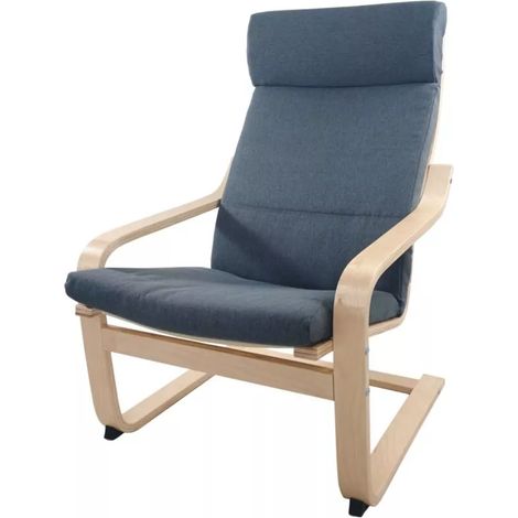 poltrona bella home "lilibet" grigia in legno di faggio 67x86x97 cm (1/4)