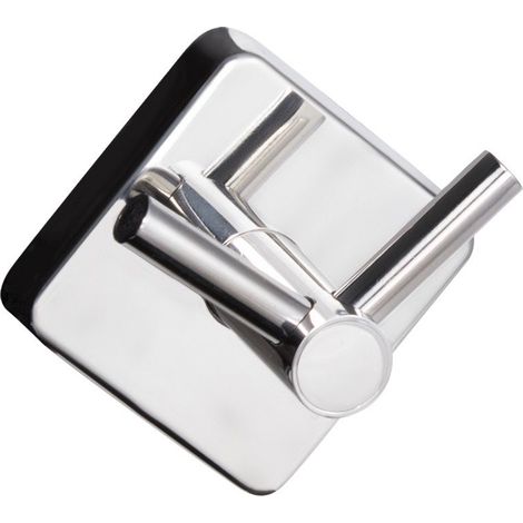 Appendino doppio gancio in acciaio inox finitura lucida  CLODE-C kamalu