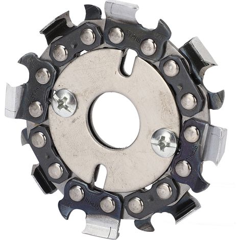 Disque à meuler le bois de 2,5 pouces à 8 dents, disque à chaîne circulaire, lame de scie pour meuleuse d'angle, outils pour la découpe et le façonnage