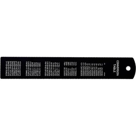 Règles en aluminium 15/30 cm, outil de mesure précision avec (1/5)
