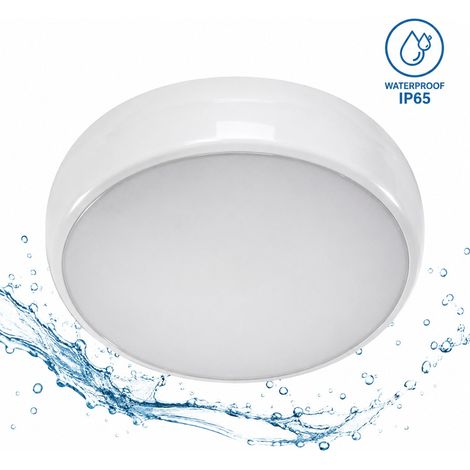 Plafón LED De Techo Estanco Con Sensor De Movimiento + Luz