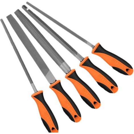 Jeu de 3 limes demi-rondes, longueur 200 mm (1/4)
