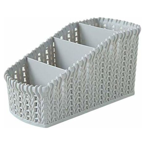Panier de rangement, quatre boîtes de rangement à grille, 1 boîte de rangement en plastique pour bureau, boîte de finition pour (1/2)
