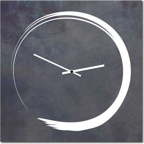Orologio da parete industriale in acciaio calamina S-Enso Classic