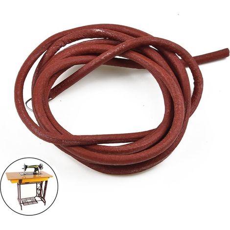 Ceinture pour machine à coudre - Avec crochet - Accessoire pour machine à coudre - Pour pédale - 183 cm - Rouge (1/5)