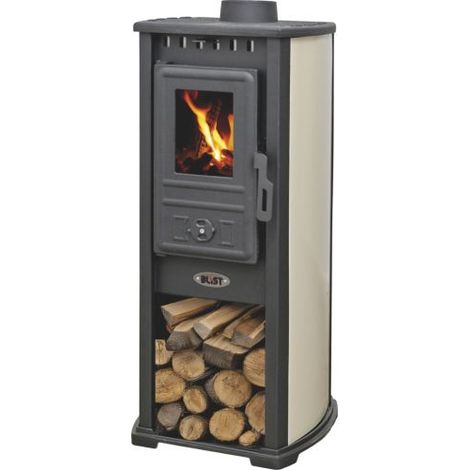 STUFA LEGNA  7 KW BERNA LUX G 4.0 BEIGE V6