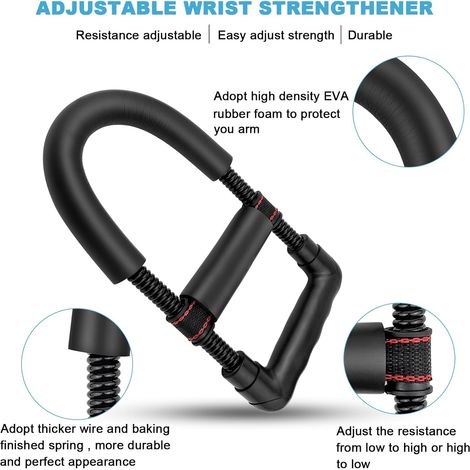 Set di 5 accessori per l'allenamento degli avambracci, attrezzatura portatile per la costruzione muscolare domestica, accessori per l'allenamento degli avambracci, attrezzatura sportiva, include una b (1/4)