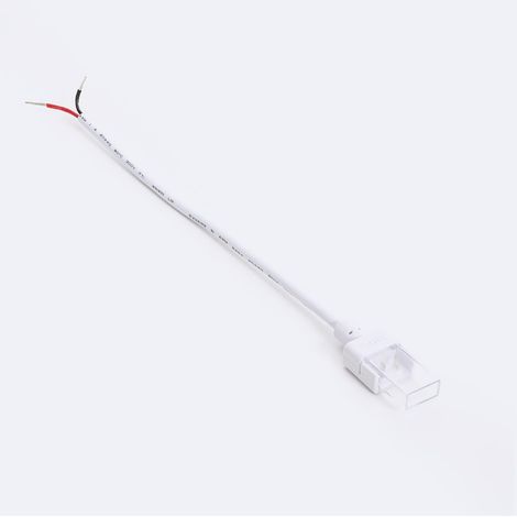 Conector Hipopótamo con Cable para Tira LED 24V COB IP68 8 mm