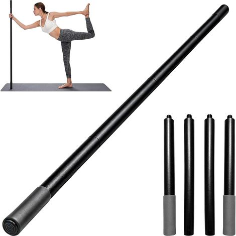 Tragbarer Yogastab, 4-teilig, verstellbare Turnstange (1/5)