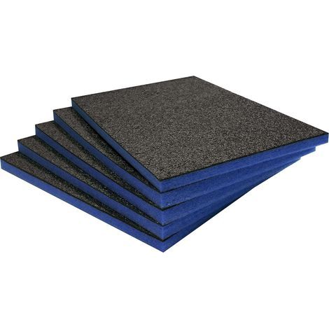 Lot de 5 Mousse, 600x420x30mm, Découpe facile, Polyéthylène, Boîte à outils (1/4)