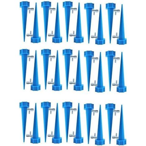 Goutte à Goutte Bottle - Automatic Plant Waterer with Adjustable Valves - Blue