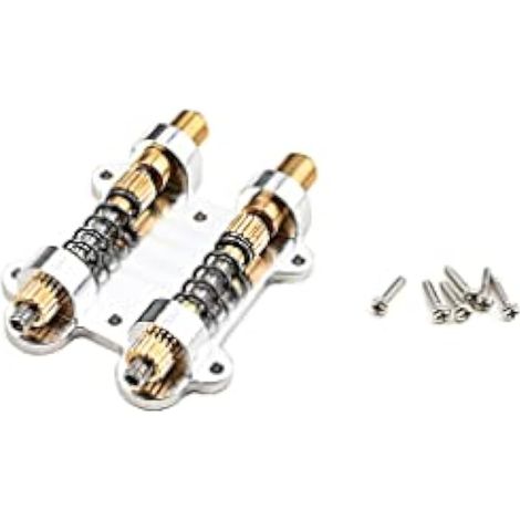 Stabilisateur de pont à double trémolo pour guitare, kit de dispositif de stabilisation de bouchon de trémolo de guitare pour guitare électrique (1/5)