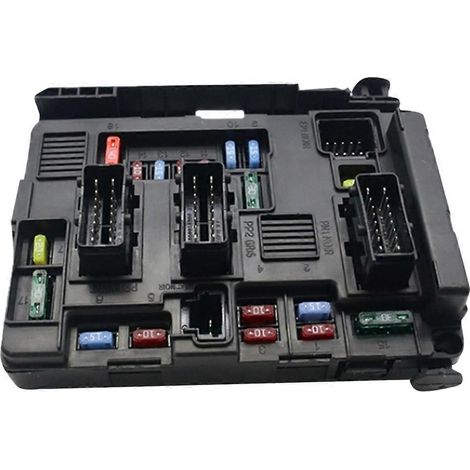 Boîtier de fusibles, module de tension et capteur de batterie (réf. 9643498880) pour Peugeot 206, 307, 406, Citroën C3, C2, Sxara et Picasso (2004). (1/5)