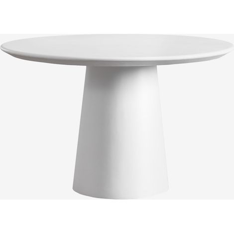 Table de jardin ronde Ø120 cm en ciment Noemi SKLUM
