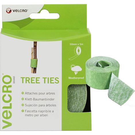 1 - Ruban Auto-Agrippant - Attache Plante - Support Réutilisable Pour Tuteurage Arbres Et Vignes - Doux Pour Feuillages Délicats - Vert - 1,2x500cm