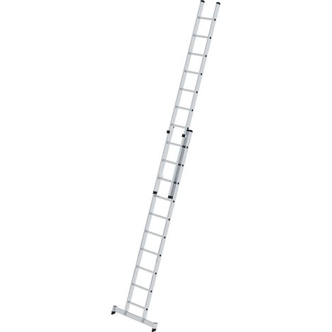 MUNK Schiebeleiter mit nivello-Traverse 2x10 Sprossen (1/3)