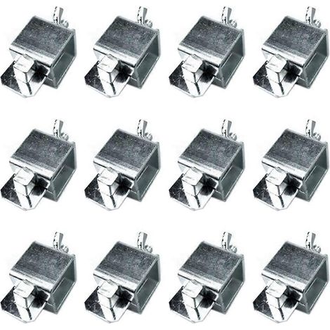 Lot de 12 pinces papillon de soudagelocalisateur d'alignementpour applications domestiquesindustriellesmétalliques et de tôleriecouleur argent. (1/5)