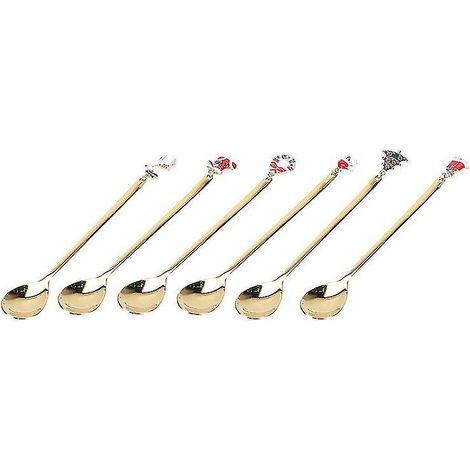 Lot de 6 cuillères pendentifs de Noël (1/3)