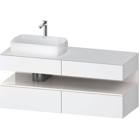 Duravit Collection One Meuble sous-vasque sur console, 2 tiroirs,
