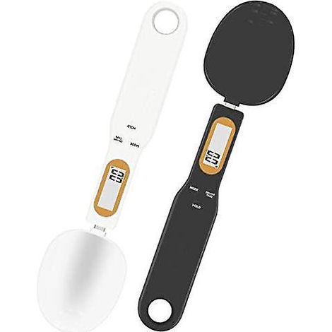 Balance de cuisine électronique, précision 500 g/0,1 g, mesure en grammes et en onces, avec poignée et bec verseur pour café moulu, comprimés, thé.-AquaForge (1/3)