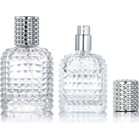 Flacon vaporisateur de parfum rechargeable -Buse métallique - 30millilitres et50ensemble ml (1/5)
