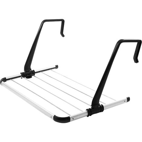 Stendibiancheria Da Balcone In Acciaio Inox 54x37x27cm Stendino Interni Esterni (1/5)