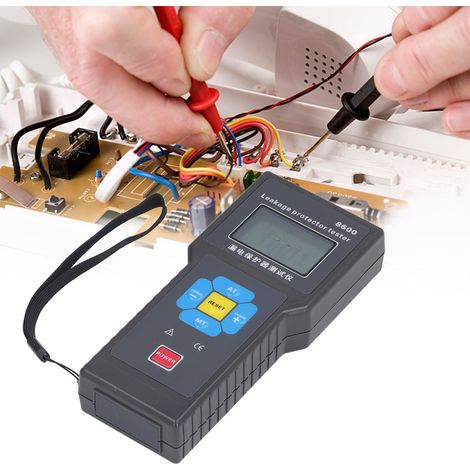 Testeur de disjoncteur différentiel ETCR8600, testeur de courant différentiel résiduel, testeur d'interrupteur différentiel, norme australienne 220 V (1/5)