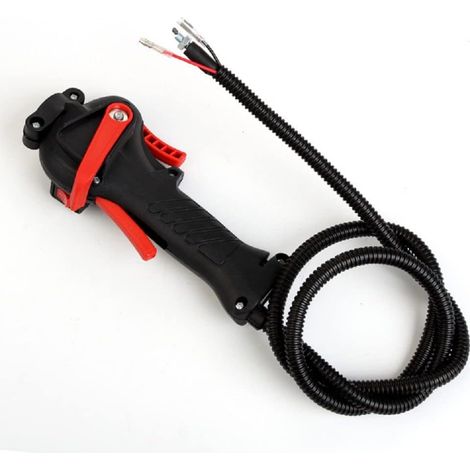 brush cutter handle with throttle switch and trigger cable universal kit for brush cutter garden accessories replacement parts cable length (1/3)