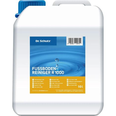 DR. SCHUTZ Fußbodenreiniger R 1000 10 Liter Wischpflege für 10000 m² A (1/5)