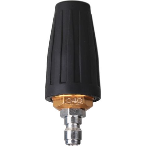 Buse rotative haute pression, embout turbo rotatif 3600 PSI, buse rotative (taille 040) avec raccord rapide 1/4 pouce  adaptée aux nettoyeurs haute pression à eau froide. (1/5)