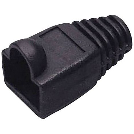 Passe-câble anti-pliage pour RJ45 mâle BKL Electronic 143055 RJ45 Protection anti-pliure noir 1 pc(s) W094281