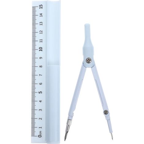 Kit de compas dessin professionnel iplusmile, règle (1/5)