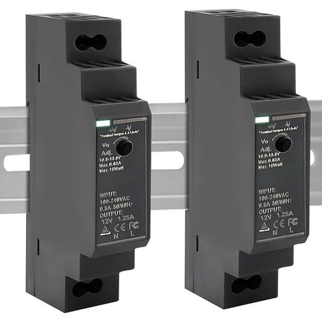 DIN Rail Power Supply 12V DC 15W 1.25A HDR-15-12 Switching Power Supply DIN Rails Rail Transformer for Industrial Automation System (1/4)